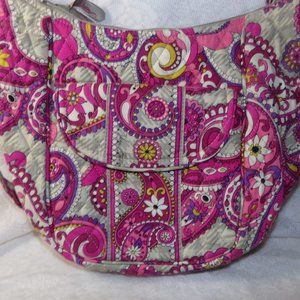 VERA BRADLEY SATCHEL IN 'PAISLEY MEETS PLAID' CROSSBODY BAG